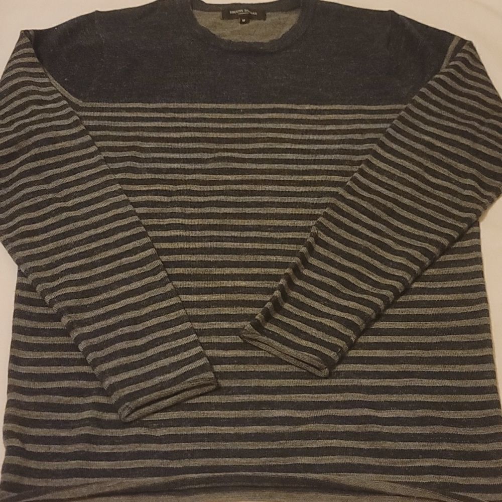 Bruuns bazaar stripped wool Laine size medium